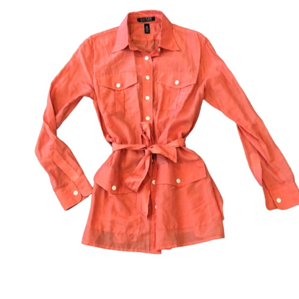 Silk Cotton Safari Shirt size XS